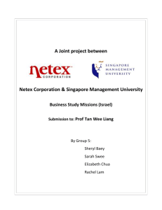 Netex - Wikis @ SMU - Singapore Management University