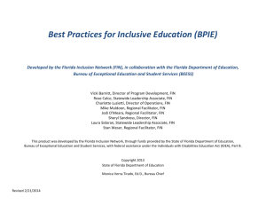 Best Practices for Inclusive Education (BPIE)