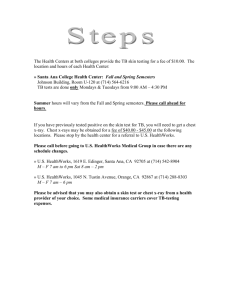 Steps for TB or Chest x-ray (3)