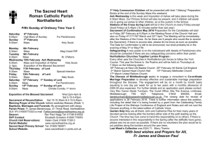 Bulletin in Word - The Sacred Heart Catholic Church in Northallerton
