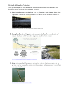 Methods of Shoreline Protection Notes