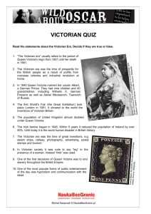Victorian Quiz (Intermediate)