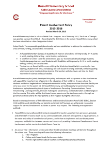 Parent Involvement Policy - Cobb County School District
