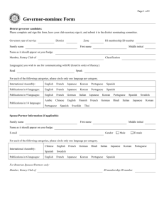 [doc] District Governor-nominee Form
