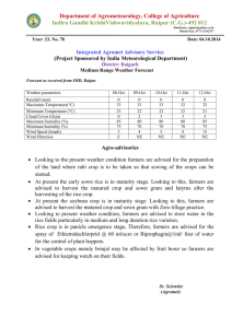 Raigarh-3(78) - Agricultural Meteorology Division