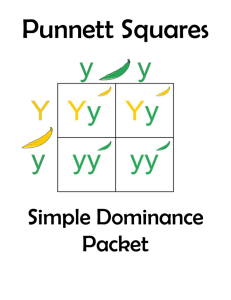 Punnett Square Word Problems