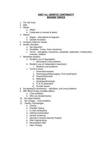 Genetics Test Review Topics List and Practice Questions