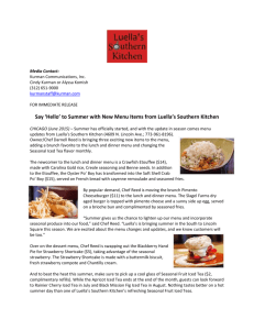 `Hello` to Summer with New Menu Items from Luella`s Southern Kitchen