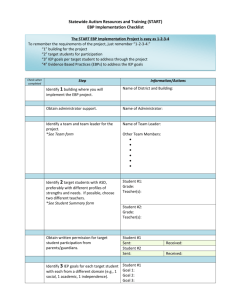 NPDC EBP Checklist