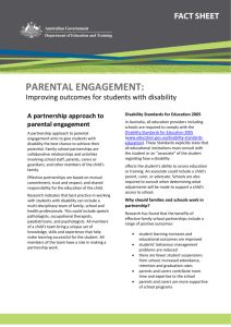 Parental Engagement - Department of Education and Training