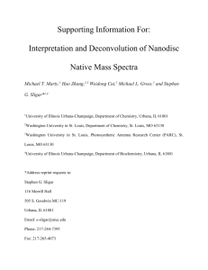 Supporting Discussion Other Models for Nanodisc Deconvolution