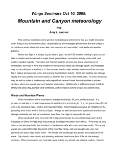 Mtn Flying canyon wx hand out 09 - Yakima Chapter – Washington