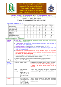 21 for the Jamnagar district - Agricultural Meteorology Division