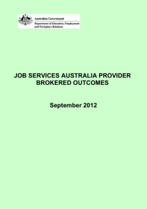 DOCX file of Jobs Services Australia Provider Brokered