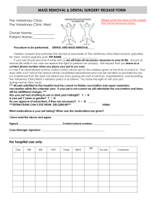 mass removal & dental surgery release form