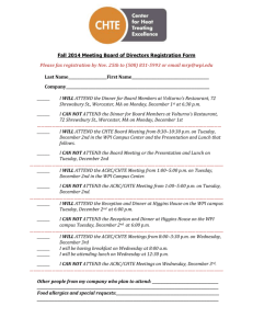 Board of Directors Registration Form