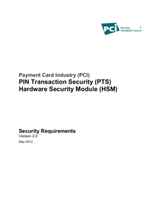 HSM - PCI Security Standards Council