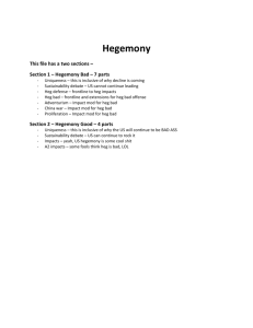 Hegemony - Mean Green Workshops