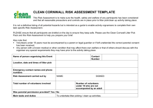 our Risk Assessment Template