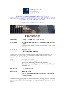 programme - Business & Human Rights Resource Centre