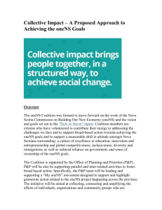 Collective Impact Initiatives
