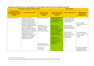 Mediterranean TDA summary table