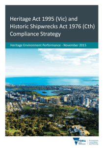 The Heritage Act 1995 (Vic) - Department of Transport, Planning and