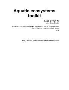 Aquatic ecosystems toolkit - Case study 1: Lake Eyre Basin (Part 2)