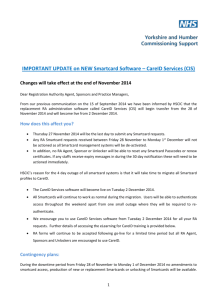 Update of SmartCard software – November_2014