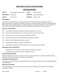 cortland plastics international job description