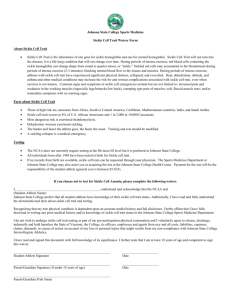 Johnson State College Sports Medicine Sickle Cell Trait Waiver