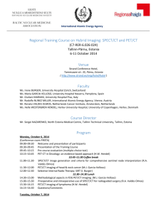 Regional Training Course on Hybrid Imaging: SPECT/CT and PET/CT