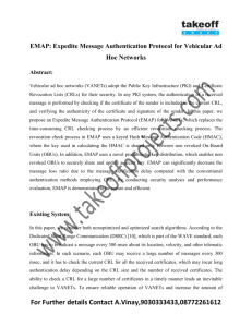 EMAP Expedite Message Authentication Protocol for Vehicular Ad