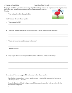 Scarlet Ibis Symbol Analysis packets, all groups