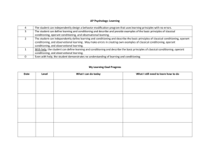 2nd Quarter Learning Goals, Scales, and Rubrics