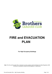 fire & evacuation plan annual review