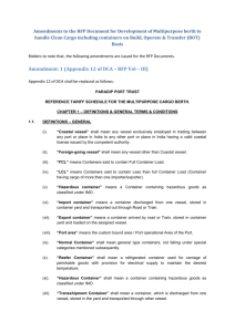 Amendments to the RFP Document for Development
