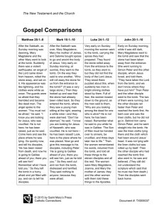 Gospel Comparisons - Saint Mary`s Press
