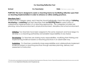 Co-Teaching Reflection Tool (1)