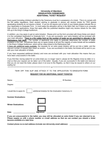 Additional Ticket Request Form