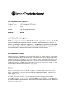 InterTradeIreland Acumen Programme Company Partner: Irish