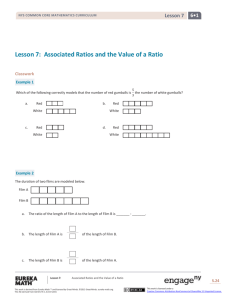 Grade 6 Mathematics Module 1, Topic A, Lesson 7