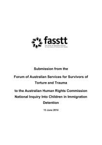 Submission No 210 - Forum of Australian Services for Survivors of