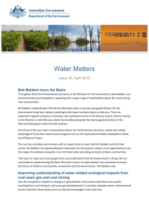 Water Matters Issue 36, April 2015