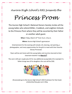 Princess Prom Flyer