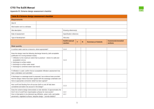 Scheme design assessment