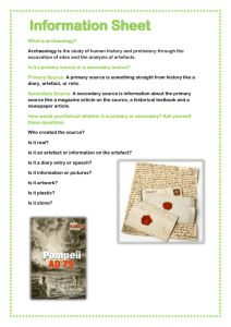 Information Sheet - Pompeii