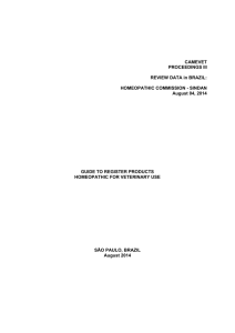 Page of 16 CAMEVET PROCEEDINGS III REVIEW DATA in BRAZIL