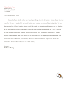 Fishing Trip Client Letter 1