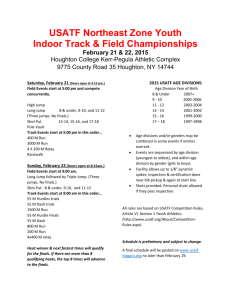 USATF Northeast Zone Youth Indoor Track & Field Championships
